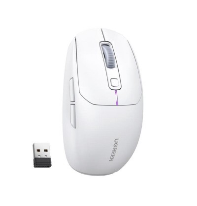 Mouse Wireless 2.4 GHz and Bluetooth UGREEN MU103 White15629
