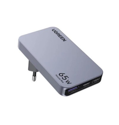Charger GaN UGREEN 65W PDx2+QC4.0 X753 25356 Gray Charger GaN UGREEN 65W PDx2+QC4.0 X753 25356 Gray