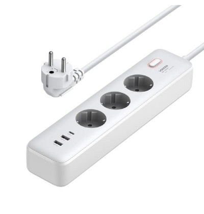 Protection Socket 3xSchuko PDx1+USBx2 UGREEN CD286 25357 2m Protection Socket 3xSchuko PDx1+USBx2 UGREEN CD286 25357 2m