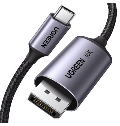 Cable Type-C to DP 16K/30Hz 1m UGREEN CM707 25863 Cable Type-C to DP 16K/30Hz 1m UGREEN CM707 25863