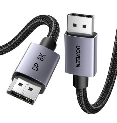 Cable DisplayPort 1.4 8K/60Hz 3m UGREEN DP120 Black 25906 Cable DisplayPort 1.4 8K/60Hz 3m UGREEN DP120 Black 25906
