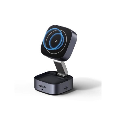 Wireless Magnetic Charger/Stand 2in1 UGREEN 15W Qi W526 35278 Grey Wireless Magnetic Charger/Stand 2in1 UGREEN 15W Qi W526 35278 Grey