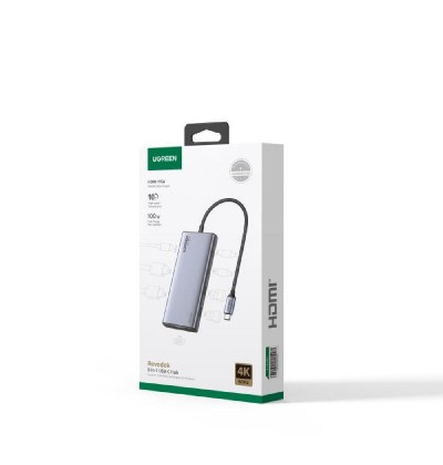 Multi Function Type-C Converter 8 in1 UGREEN CM639 35588 Multi Function Type-C Converter 8 in1 UGREEN CM639 35588
