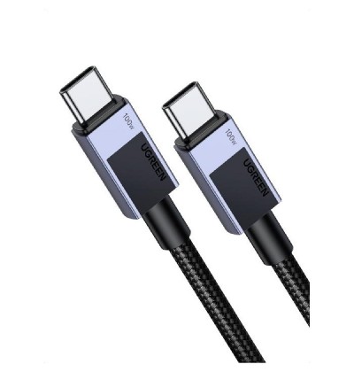 Charging Cable UGREEN 100W L512 TYPE-C/TYPE-C Black 1m 45063 5A Charging Cable UGREEN 100W L512 TYPE-C/TYPE-C Black 1m 45063 5A