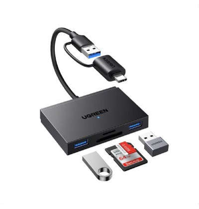Card Reader UGREEN CM812 TYPE-C/USB 3.0 Gray 45167 Card Reader UGREEN CM812 TYPE-C/USB 3.0 Gray 45167