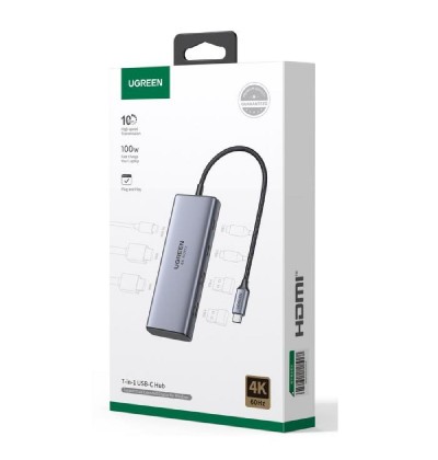 Multi Function Type-C Converter 7 in1 UGREEN CM498 45379 Multi Function Type-C Converter 7 in1 UGREEN CM498 45379