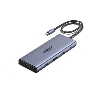 Multi Function Type-C Converter 10 in1 UGREEN  CM639 45380 Multi Function Type-C Converter 10 in1 UGREEN  CM639 45380