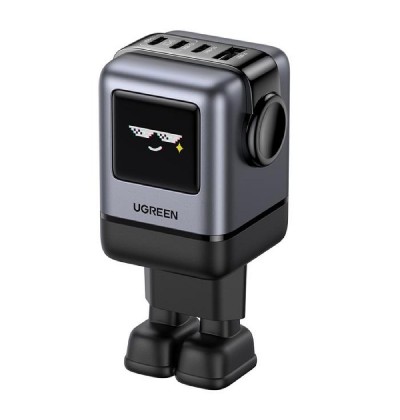 Charger GaN UGREEN 100W PDx3+QC4.0 Gray X688 45515 Charger GaN UGREEN 100W PDx3+QC4.0 Gray X688 45515