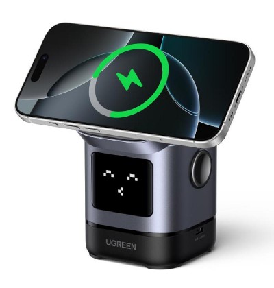 Wireless Magnetic Charger/Stand 2in1 UGREEN 15W Qi2 W709 45775 Black Wireless Magnetic Charger/Stand 2in1 UGREEN 15W Qi2 W709 45775 Black