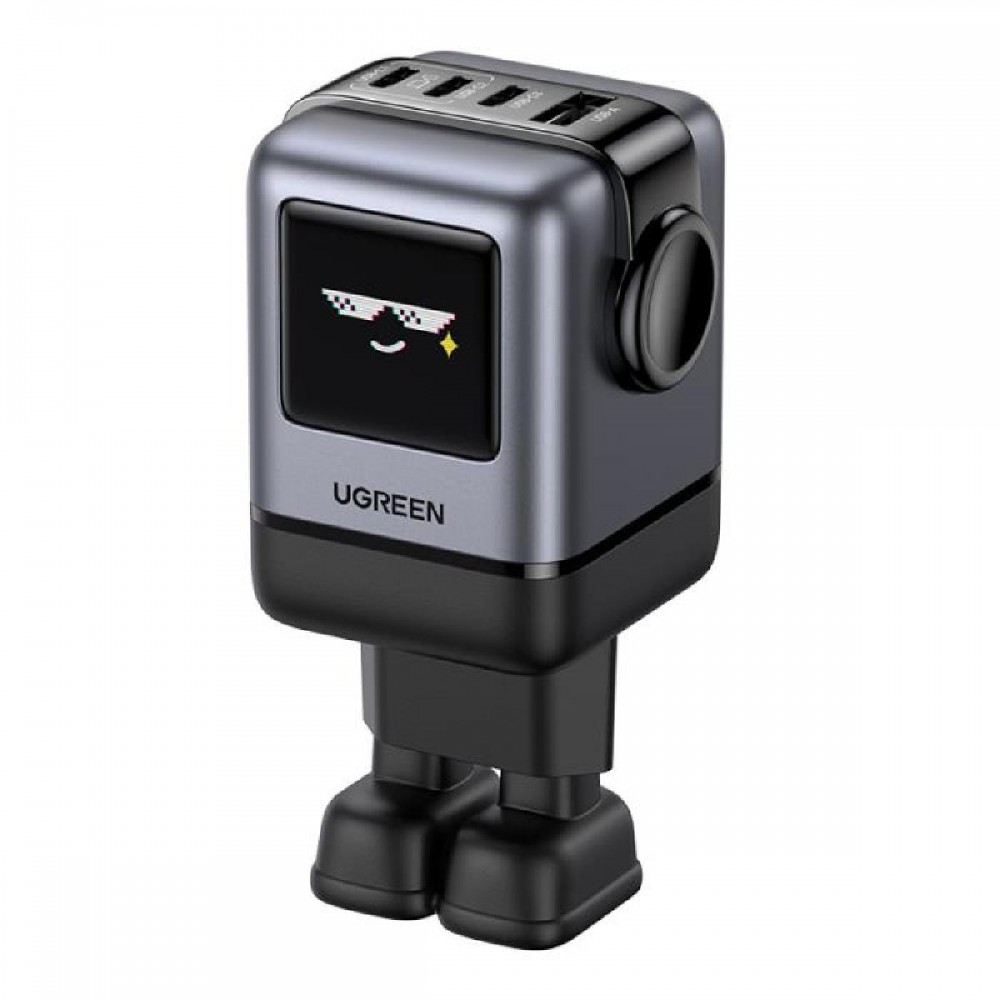 Charger GaN UGREEN 100W PDx3+QC4.0 Gray X688 45515b Charger GaN UGREEN 100W PDx3+QC4.0 Gray X688 45515b