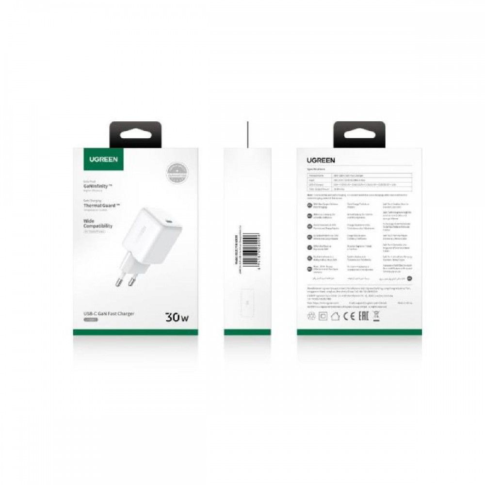 Charger GaN UGREEN X513 30W PD White 65009 Charger GaN UGREEN X513 30W PD White 65009