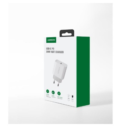 Charger UGREEN CD137 20W PD Black 10191 Charger UGREEN CD137 20W PD Black 10191