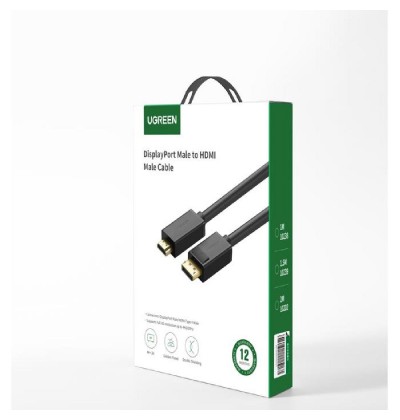 DP to HDMI 2m UGREEN DP101 Black 10202