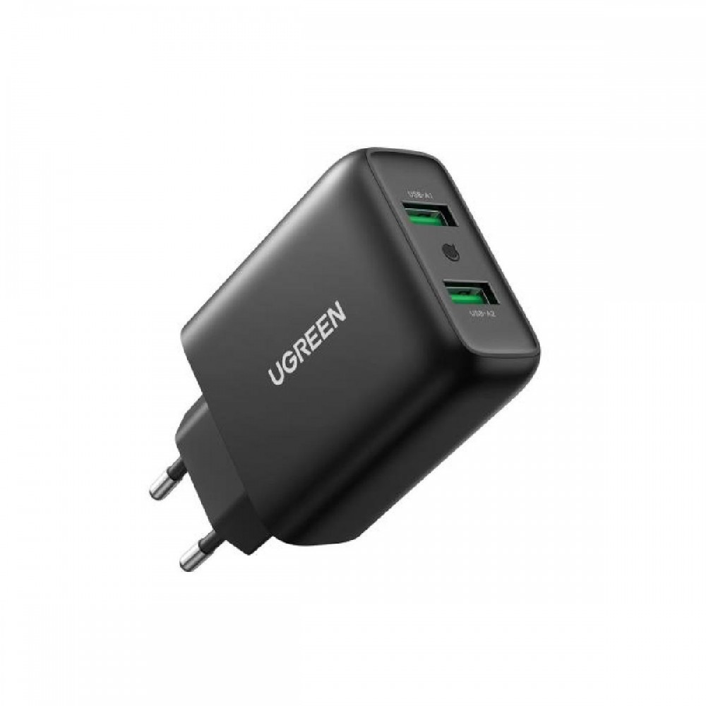 Charger UGREEN CD161 36W Dual QC3.0 Black 10216