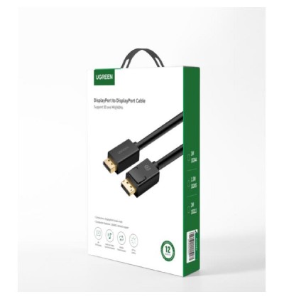 Cable DisplayPort 1.2 4K/60Hz 1m UGREEN DP102 Black 10244 Cable DisplayPort 1.2 4K/60Hz 1m UGREEN DP102 Black 10244