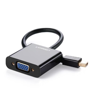 Mini DP to VGA Converter UGREEN MD113 Black 10459 Mini DP to VGA Converter UGREEN MD113 Black 10459