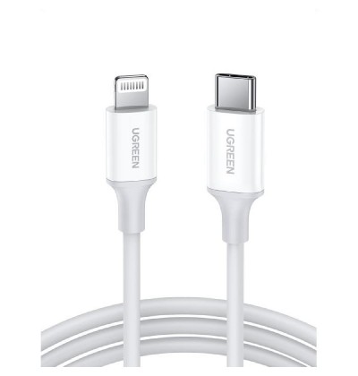 Charging Cable MFI UGREEN US171 18W PD TYPE-C/i6 White 1m 10493 3A Charging Cable MFI UGREEN US171 18W PD TYPE-C/i6 White 1m 10493 3A