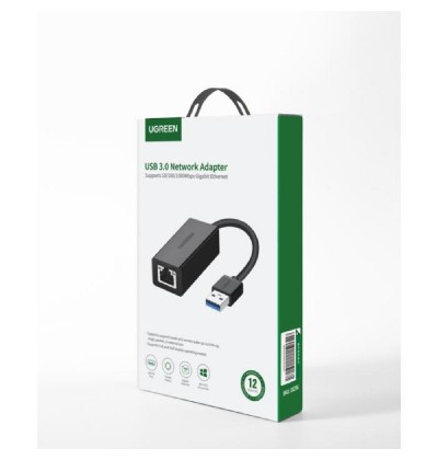 USB 3.0 to 1 Gigabit Ethernet UGREEN CR111 Black 20256 USB 3.0 to 1 Gigabit Ethernet UGREEN CR111 Black 20256