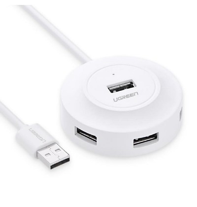 Hub USB 2.0 UGREEN CR106 White 20270 Hub USB 2.0 UGREEN CR106 White 20270