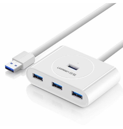 Hub USB 3.0 UGREEN CR113 White 20283 Hub USB 3.0 UGREEN CR113 White 20283
