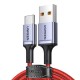 Charging Cable UGREEN US505 60W TYPE-C Red 1m 20527 6A Charging Cable UGREEN US505 60W TYPE-C Red 1m 20527 6A