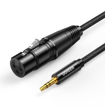 Cable Audio XLR to 3.5mm F/M UGREEN AV182 20763 1m