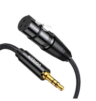 Cable Audio XLR to 3.5mm F/M UGREEN AV182 20763 1m