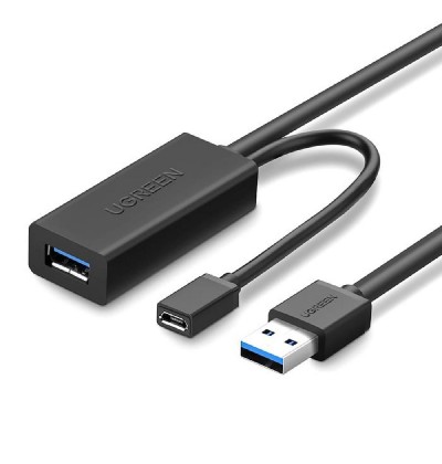 Cable USB 3.0 M/F 5m and Power Port UGREEN US175 20826 Cable USB 3.0 M/F 5m and Power Port UGREEN US175 20826