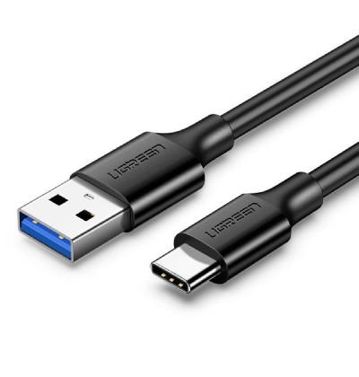 Charging Cable USB 3.0 UGREEN US184 TYPE-C Black Nickel 1m 20882 Charging Cable USB 3.0 UGREEN US184 TYPE-C Black Nickel 1m 20882