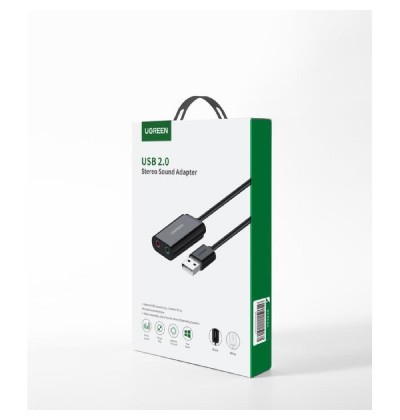 Soundcard USB 2.0 UGREEN US205 Black 30724