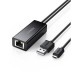 Micro USB 2.0 to 1 Fast Ethernet UGREEN Black 30985