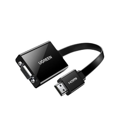 HDMI to VGA  Converter w Audio UGREEN MM103 Black 40248 HDMI to VGA  Converter w Audio UGREEN MM103 Black 40248