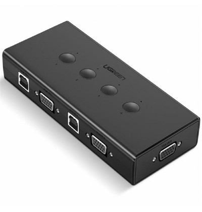 KVM Switch 4 port USB/VGA UGREEN CM154 50280 KVM Switch 4 port USB/VGA UGREEN CM154 50280