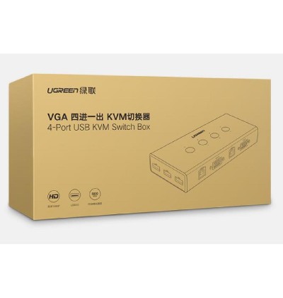 KVM Switch 4 port USB/VGA UGREEN CM154 50280 KVM Switch 4 port USB/VGA UGREEN CM154 50280