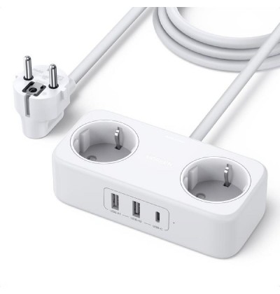 Socket 2xSchuko with 2xUSB/1χPD UGREEN  CD280 1,8m 50683