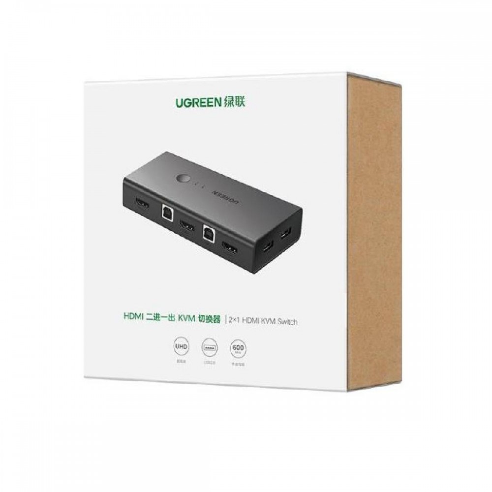 KVM Switch 2 port USB/HDMI UGREEN CM200 50744 KVM Switch 2 port USB/HDMI UGREEN CM200 50744