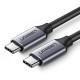 Charging Cable UGREEN US161 TYPE-C/TYPE-C Gray 1,5m 50751 3A Charging Cable UGREEN US161 TYPE-C/TYPE-C Gray 1,5m 50751 3A