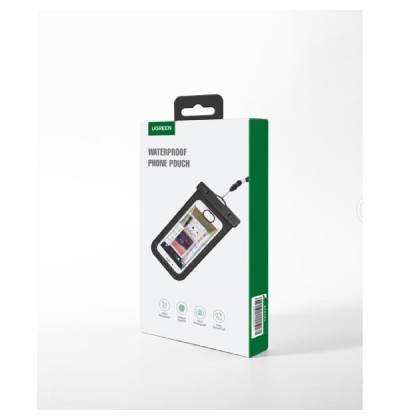 Waterproof Phone Case UGREEN LP186 Black 50919 Waterproof Phone Case UGREEN LP186 Black 50919