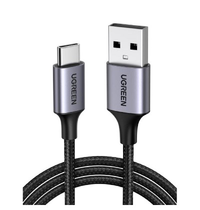 Charging Cable UGREEN US288 TYPE-C Black 1m 60126 3A Charging Cable UGREEN US288 TYPE-C Black 1m 60126 3A