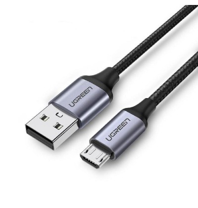 Charging Cable UGREEN US290 Micro Gray 1m 60146 2A Charging Cable UGREEN US290 Micro Gray 1m 60146 2A