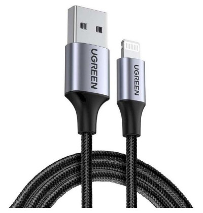 Charging Cable MFI UGREEN US199 i6 Black 1m 60156 2.4A Charging Cable MFI UGREEN US199 i6 Black 1m 60156 2.4A