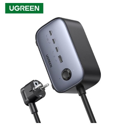 Charger GaN III UGREEN CD268 100W PDx3 and QC3.0χ1 and ACx2  60167 Charger GaN III UGREEN CD268 100W PDx3 and QC3.0χ1 and ACx2  60167