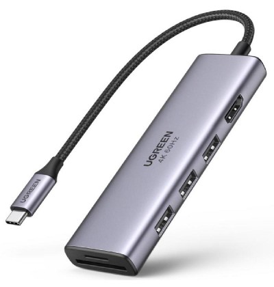 Multi Function Type-C Converter 6 in 1 UGREEN CM511 60383 Multi Function Type-C Converter 6 in 1 UGREEN CM511 60383