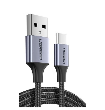 Charging Cable UGREEN US288 TYPE-C Black 3m 60408 3A Charging Cable UGREEN US288 TYPE-C Black 3m 60408 3A