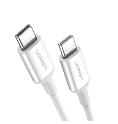 Charging Cable UGREEN US264 TYPE-C/TYPE-C White 1m 60518 3A Charging Cable UGREEN US264 TYPE-C/TYPE-C White 1m 60518 3A