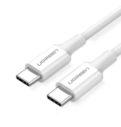 Charging Cable UGREEN US264 TYPE-C/TYPE-C  White 2m 60520 3A Charging Cable UGREEN US264 TYPE-C/TYPE-C  White 2m 60520 3A