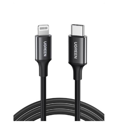 Charging Cable MFI UGREEN US171 18W PD TYPE-C/i6 Black 1m 60751 3A Charging Cable MFI UGREEN US171 18W PD TYPE-C/i6 Black 1m 60751 3A