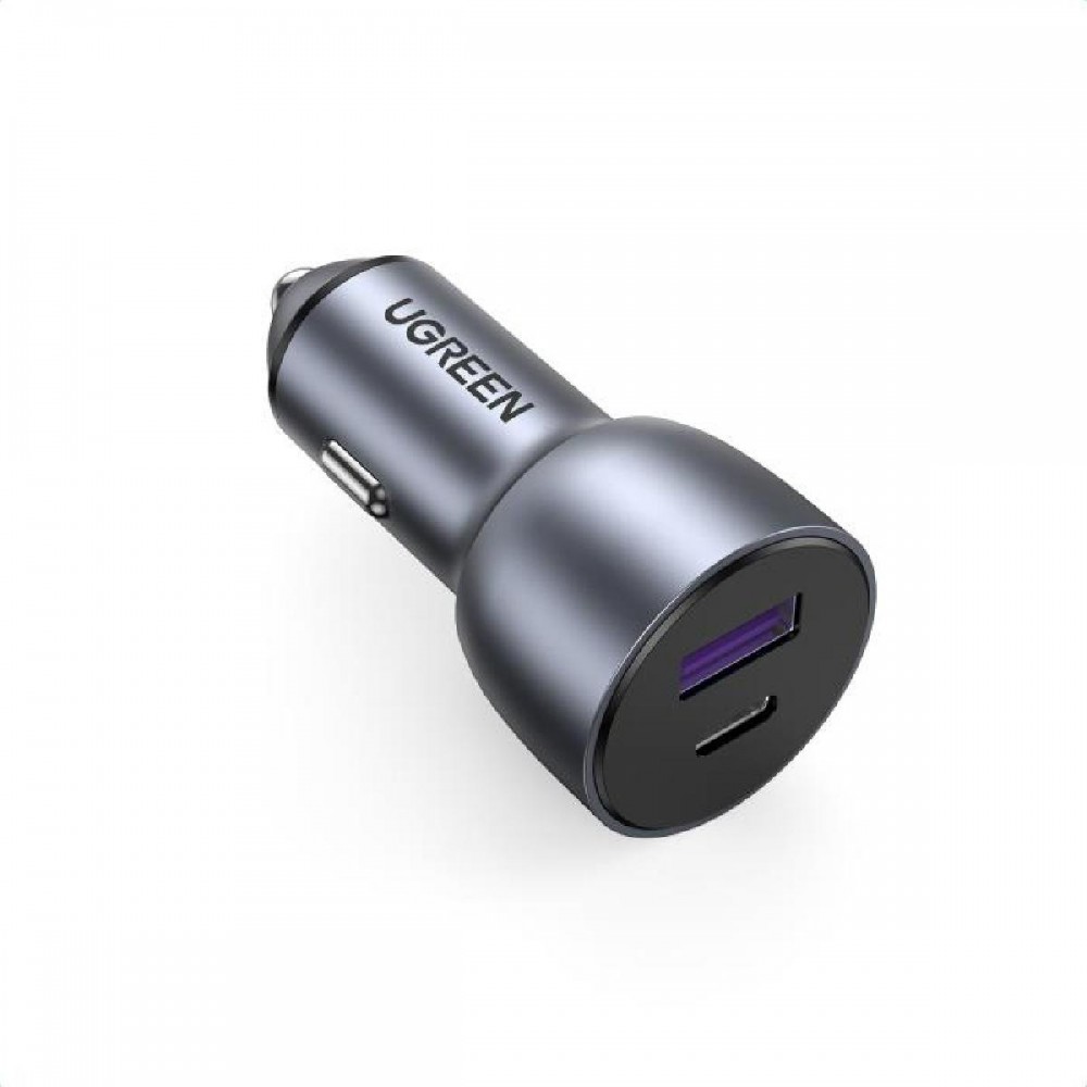 Car Charger UGREEN CD213 36W PD+USB QC3.0 Gray 60980