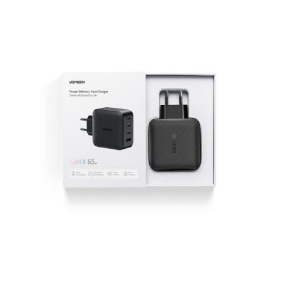 Charger UGREEN CD224 65W PDx3+QC3.0 Black 70774 Charger UGREEN CD224 65W PDx3+QC3.0 Black 70774