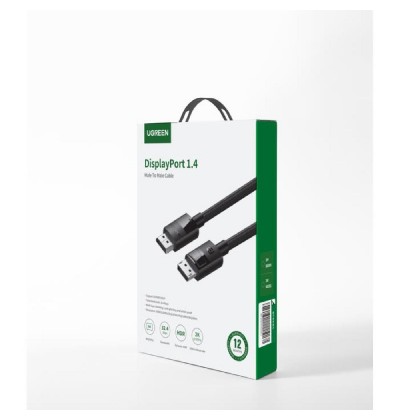 Cable DisplayPort 1.4 8K/60Hz 3m UGREEN DP114 Black 80393 Cable DisplayPort 1.4 8K/60Hz 3m UGREEN DP114 Black 80393